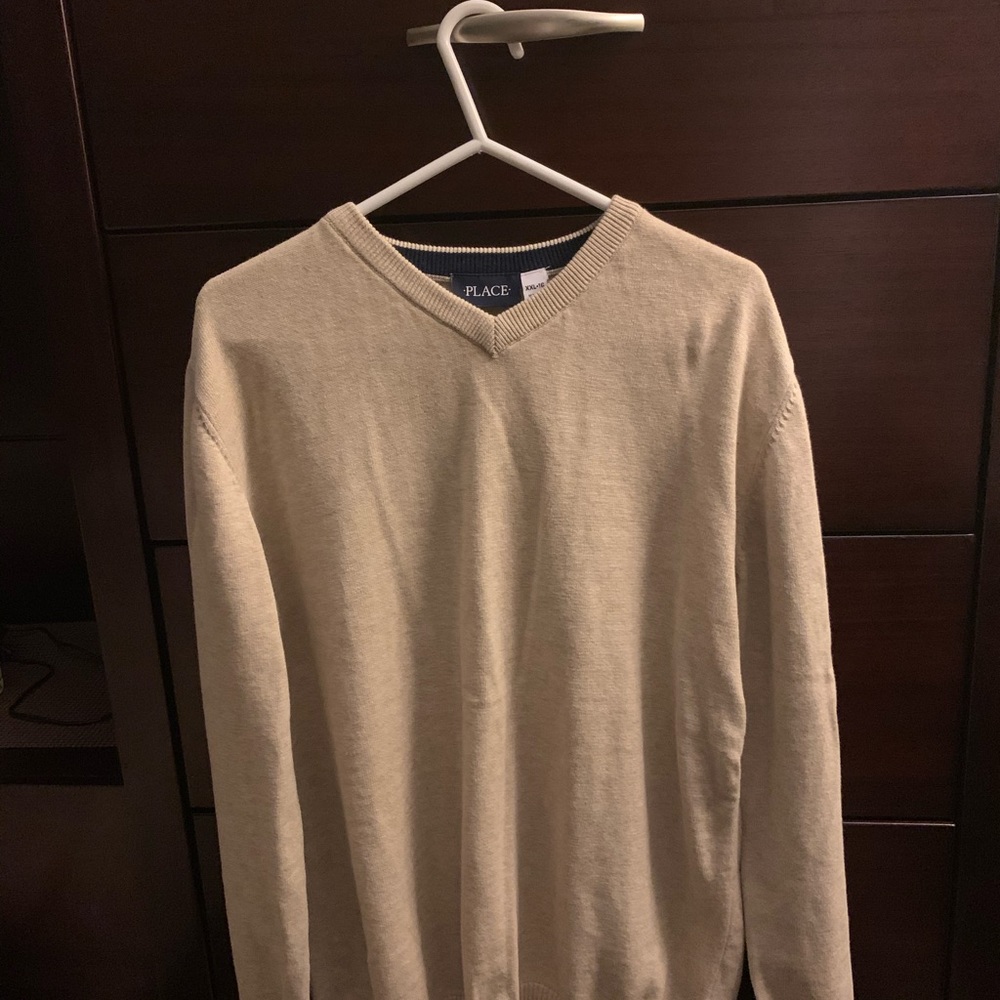 Children’s Place beige sweater boys xxl - Picture 2 of 4